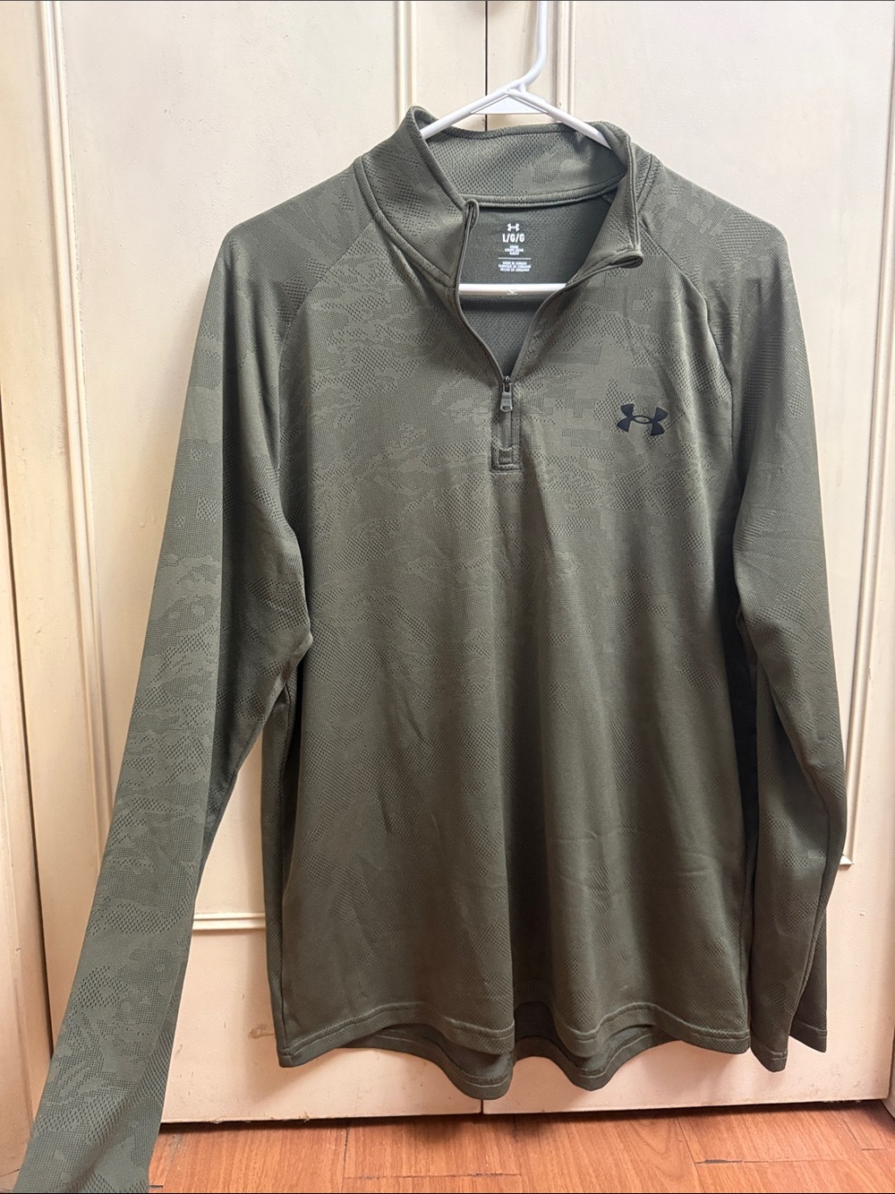 Under Armour Men's Olive Green 1/4 Zip Performance Pullover